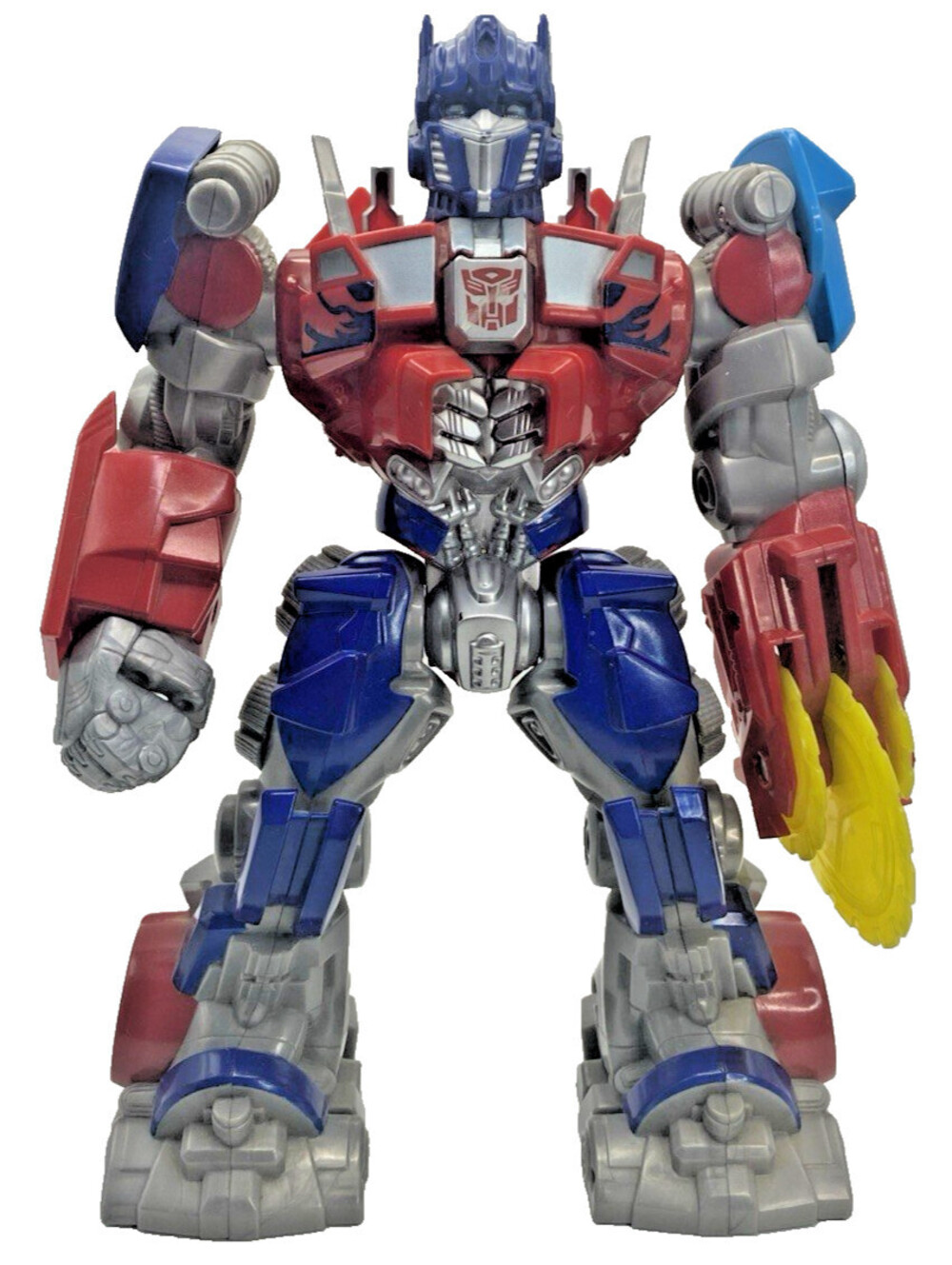 Transformers Optimus Prime Talking Action Figure with Circular Saw Weapon 11"